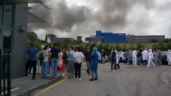 Son dakika | Kocaeli'de ilaç fabrikasında korkutan yangın - 4