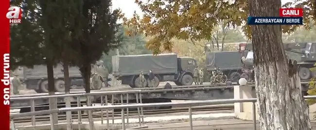 Rus Barış Gücü kurulacak Ortak Harekat Merkezi için Berde’ye geldi