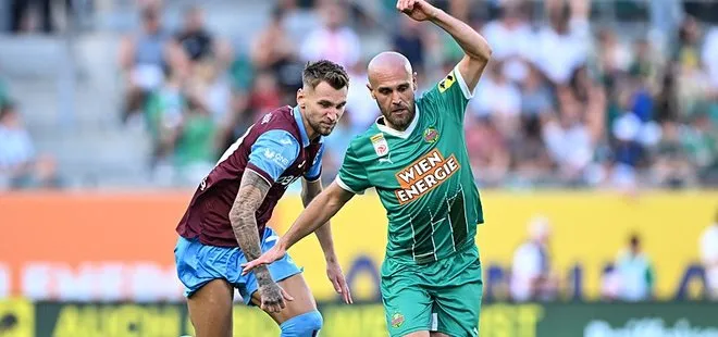Trabzonspor Avusturya’da Rapid Wien’e mağlup oldu! Artık rota Konferans Ligi...
