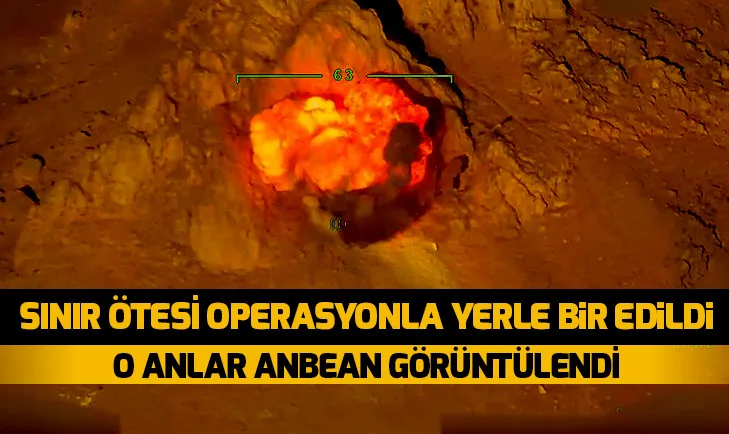 Kandildeki terör hedeflerinin vurulma anı böyle görüntülendi