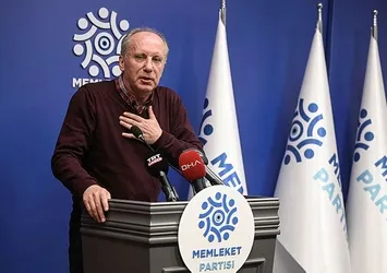 Memleket Partisi'nin Cumhurbaşkanı adayı Muharrem İnce oldu