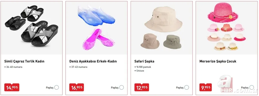 BİM'den plaj ürünleri sürprizi! 12 Haziran 2020 BİM aktüel ürünler kataloğunda neler var? 21