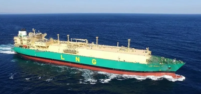 Nijerya’dan yola çıkan LNG gemisi Türkiye’ye ulaştı