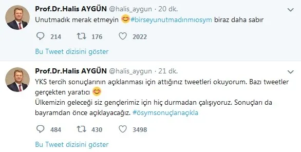 Son dakika: YKS tercih sonuçları ne zaman açıklanacak? ÖSYM Başkanı Halis Aygün'den açıklama... - 1