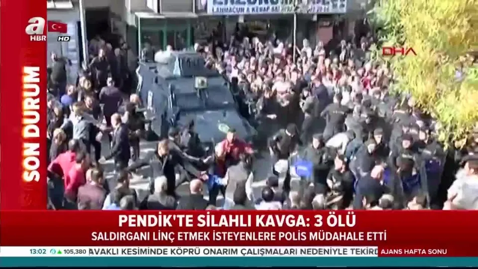 Pendik’ta polis özel harekat zanlıyı öfkeli kalabalığın linç girişiminden zor kurtardı |Video