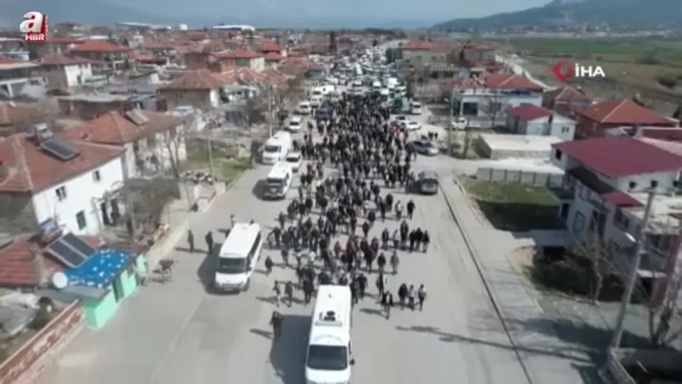 Minik Nazlı’yı son yolculuğuna uğurlandı