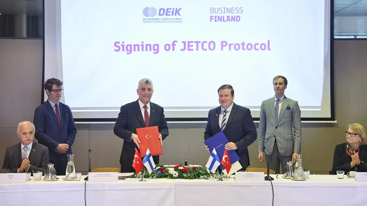 Türkiye ve Finlandiya arasında iş birliği! İmzalar atıldı
