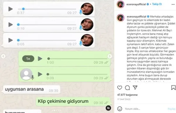 Ece Ronay Mehmet Ali Erbil mesajları ifşa! Ece Ronay Mehmet Ali Erbil ses kaydı! Fenomen Ece Ronay kimdir?