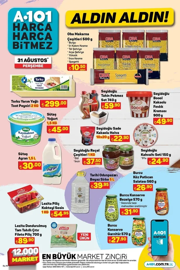 A101 31 Ağustos aktüel ürünler kataloğunda neler var? 3.999 TL’ye akıllı telefon ve tüm kırtasiye malzemeleri A101’de