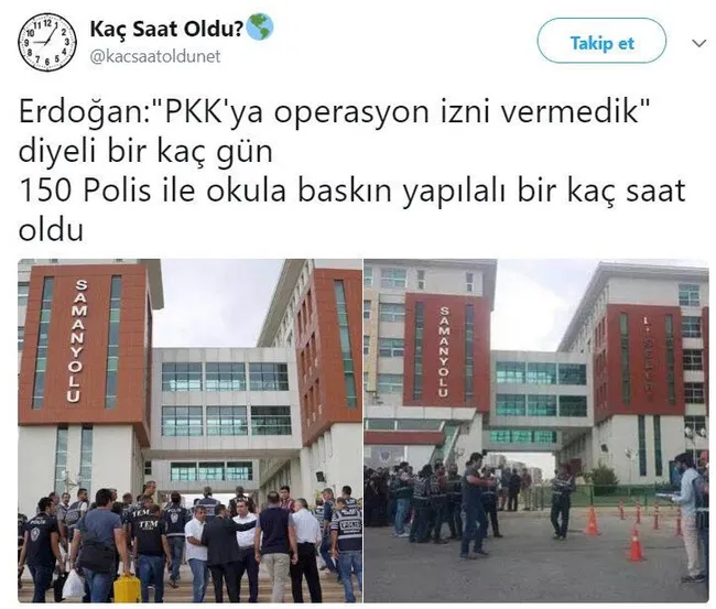 Kaç Saat Oldu hesabının yöneticisi yakalandı