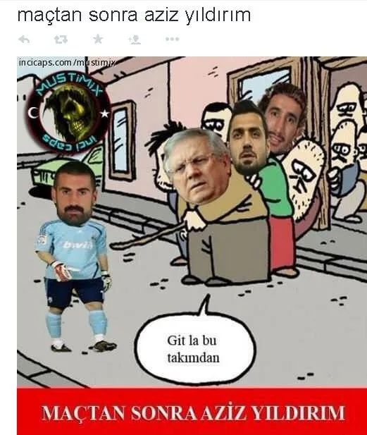 Güldüren Fenerbahçe capsleri