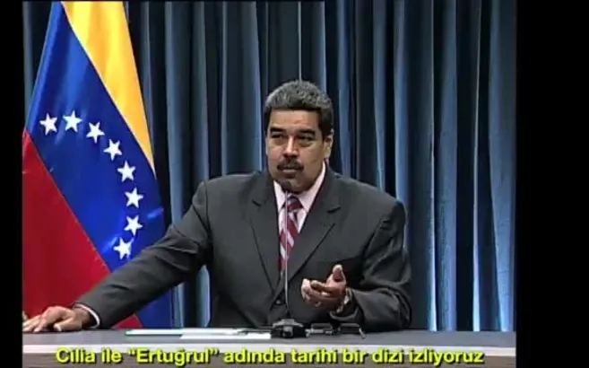 Venezuela Devlet Başkanı Maduro'dan Diriliş Ertuğrul'a canlı yayında övgü