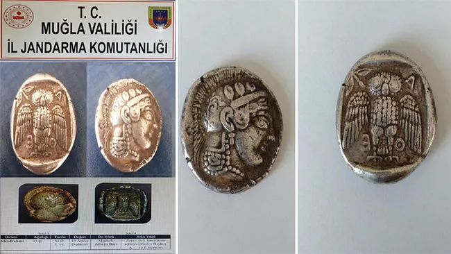 Muğla’da Atina Grek sikkesi operasyonu! 6 kişi yakalandı