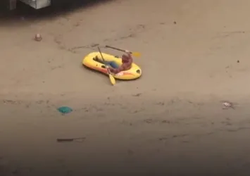 'Boğuluyorum' feryadı yürekleri yaktı! Yardımına böyle koştu