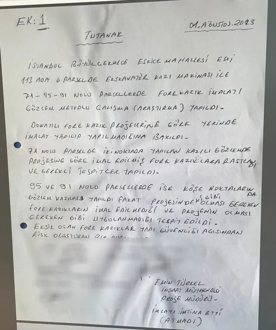Kazıksız temel attı imzadan kaçtı! CHP’li Büyükçekmece Belediyesi’ndeki rüşvet operasyonunda yeni detaylar | İşte tabut villaların tutanakları