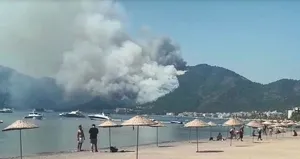 Marmaris’te orman yangını!