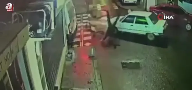 Tekirdağ'da feci kaza kamerada