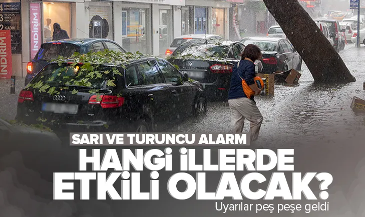 Kuvvetli sağanak yağış yolda!