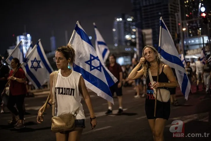 İsrail’de öfke büyüyor: On binlerce İsrailli Netanyahu hükümetine karşı meydanlara akın etti