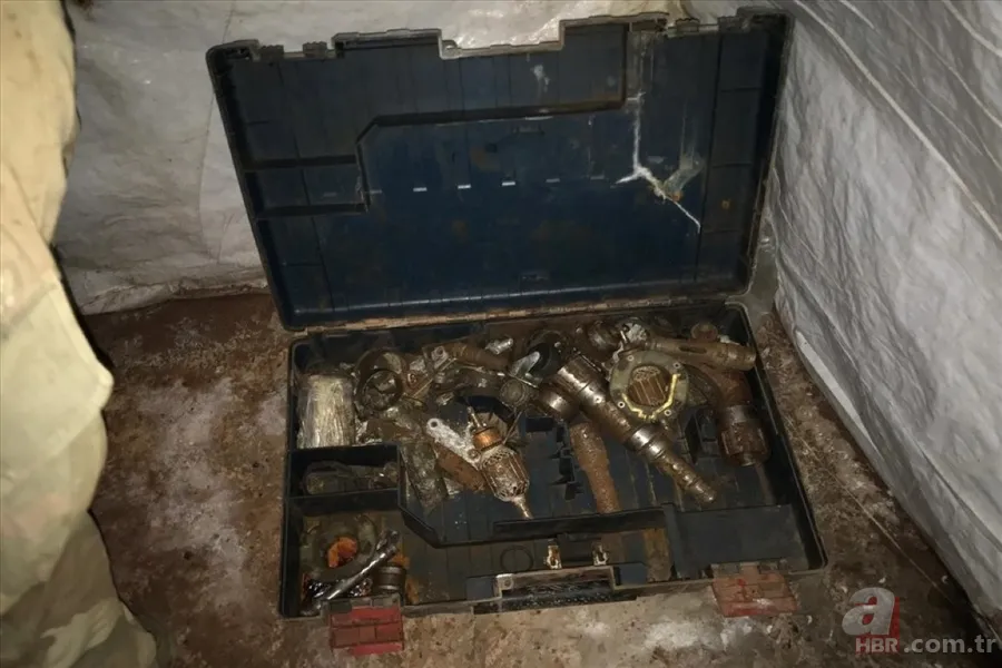 Pençe Harekâtı'nda çok sayıda yaşam malzemesi ve mühimmat ele geçirildi 21