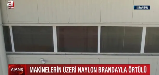 Skandalı ortaya çıkan İBB Hadımköy’deki fabrikanın camlarını perde ile kapattı