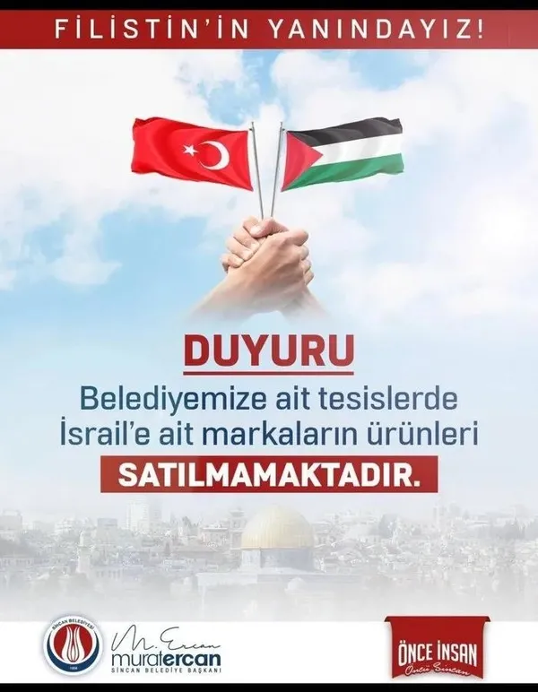 1699261530039.jpeg AK Partili belediyelerden katil İsrail'in mallarına boykot adımı - 5