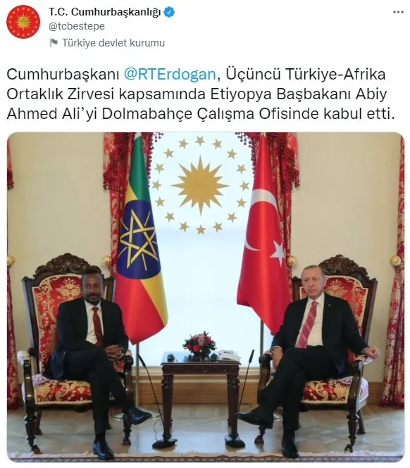 Son dakika: Türkiye-Afrika Ortaklık Zirvesi | 39 ülkenin lideri İstanbul'da! Başkan Erdoğan'dan önemli görüşmeler - 8