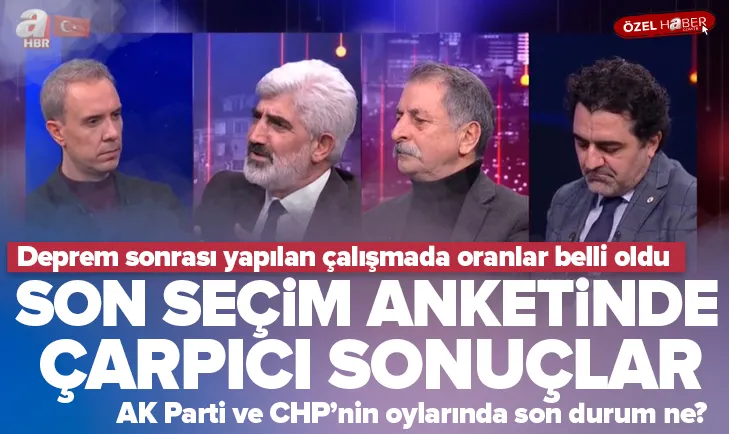 İşte son seçim anketi! AK Parti...