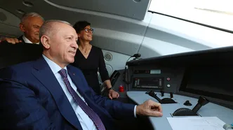 Çerkezköy-Kapıkule Hattı açıldı! Başkan Erdoğan vatman koltuğuna oturdu