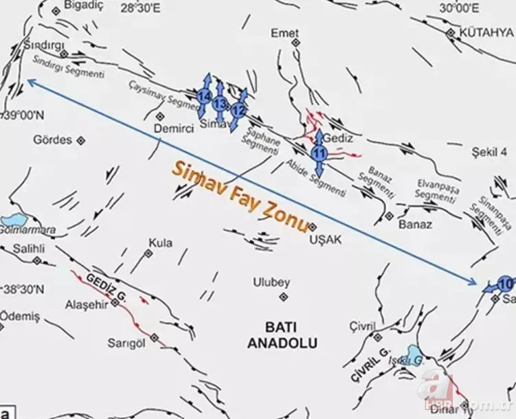 Simav fayı nerede, hangi bölgelerde deprem riski var? Balıkesir Simav fay hattı MTA haritası: İşte mahalle mahalle riskli yerler 3