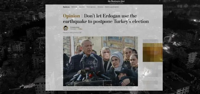 Batı’nın tetikçileri muhalefetle ağız birliği yaptı! Washington Post’tan skandal ’Başkan Erdoğan’ haberi: Seçimi ertelemesine izin vermeyin
