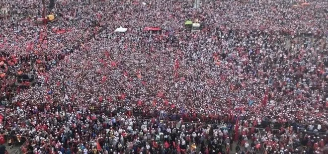 Ak Parti Yeni Kapı mitingine kaç kişi katıldı? - 17 Haziran Büyük İstanbul Mitingi Yenikapı miting alanında kaç kişi var?