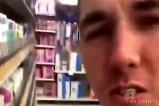 Corona virüse meydan okudu! Marketteki deodorantları yaladı... 4