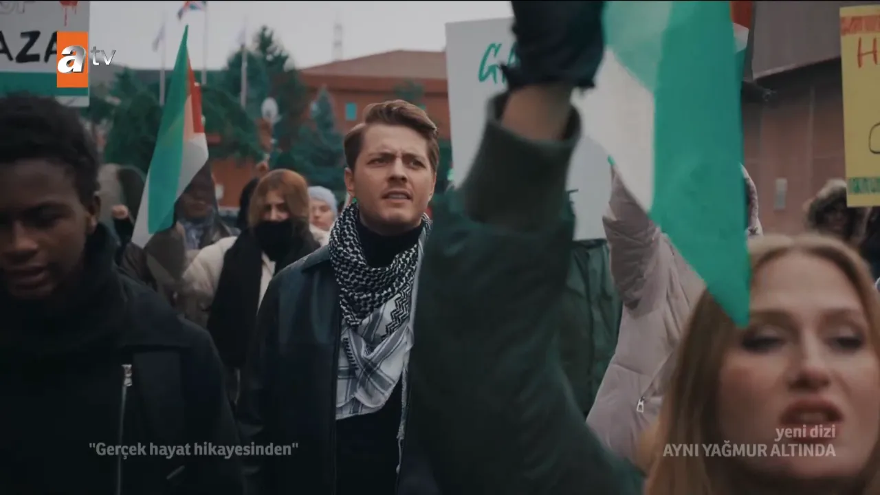 ATV ekranlarından dünyaya vicdan çağrısı: Aynı Yağmur Altında dizisinden anlamlı mesaj