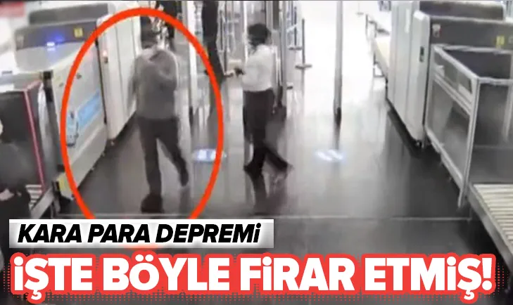 Kara para depremi! İşte böyle firar etmiş