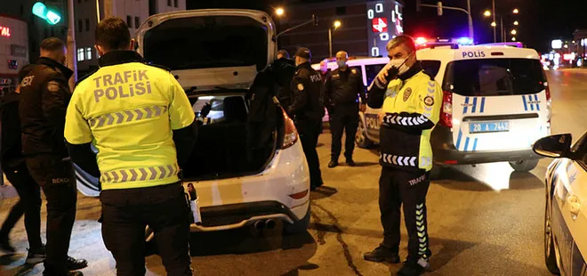 Denizli'de gece yarısı kovalamaca:16 bin lira ceza kesildi