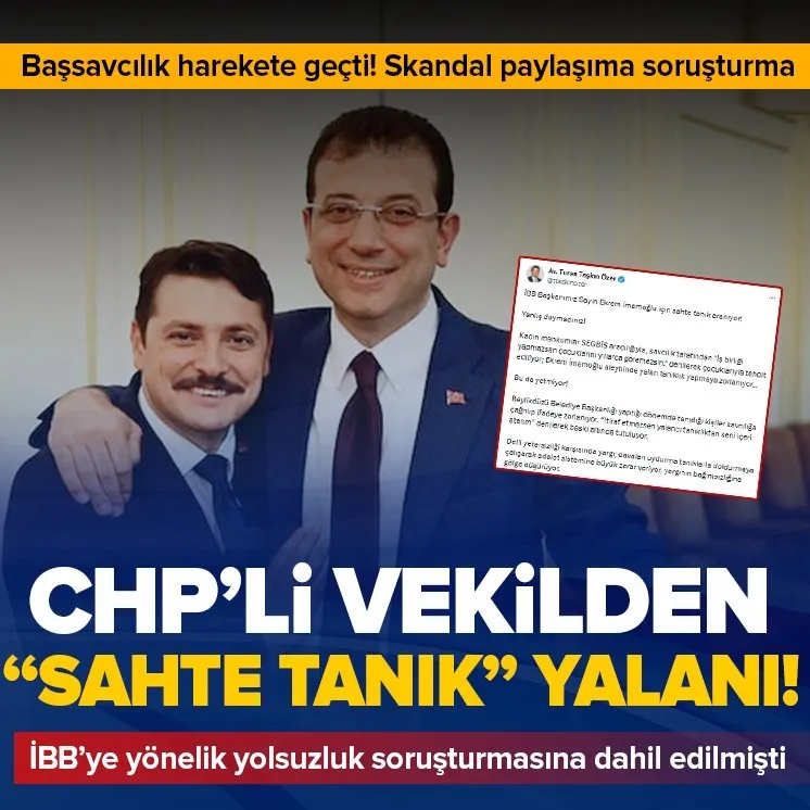 CHP’li vekil Turan Taşkın Özer’e soruşturma!
