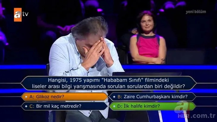 Milyoner'e damga vuran yarışmacı: Bu soruda elenmek marifet ister! ''Onur öğrencisi olarak mezun oldum'' dedi ama...