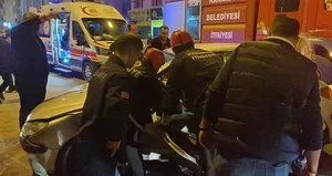 Karaman’da iki araç çarpıştı! 2 yaralı