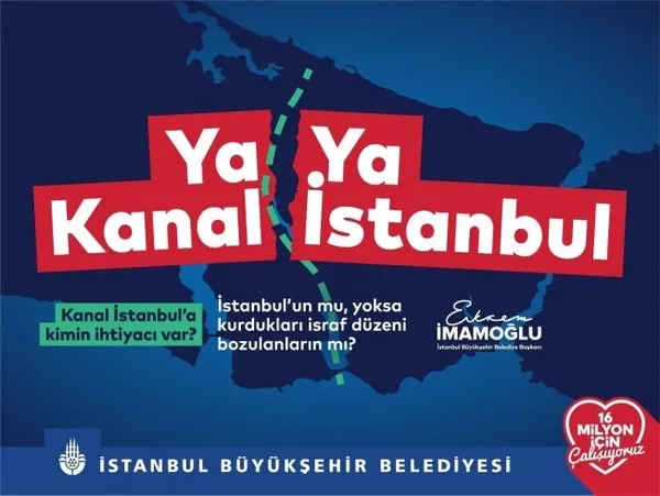 CHP'li İBB'nin skandal Kanal İstanbul afişleriyle ilgili önemli gelişme! Hukuka aykırı bulundu - 1