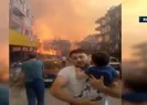O baba alevlerden kaçış anını A Habere anlattı