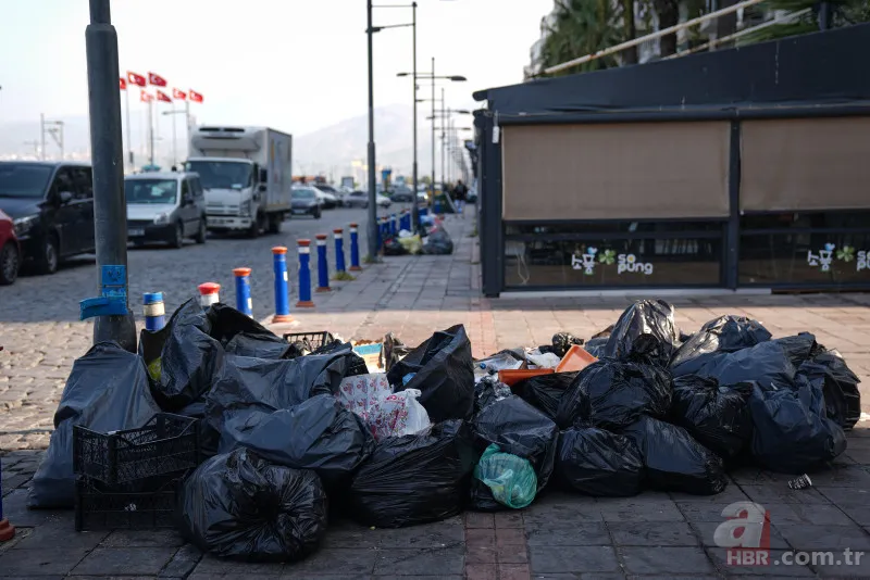 İzmir'de halkı isyan ettiren görüntüler! Karada çöp dağları, havada pis koku ve denizde balık ölümleri... 10