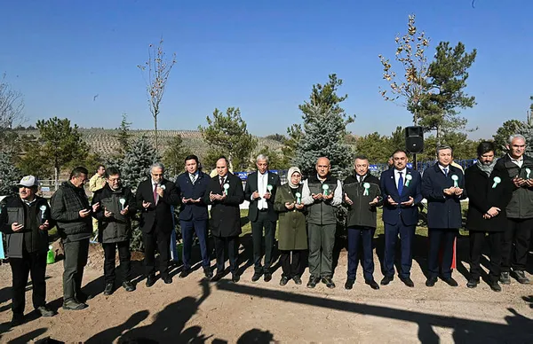 Azerbaycan'da 111 bin 111 fidan toprakla buluştu - 1