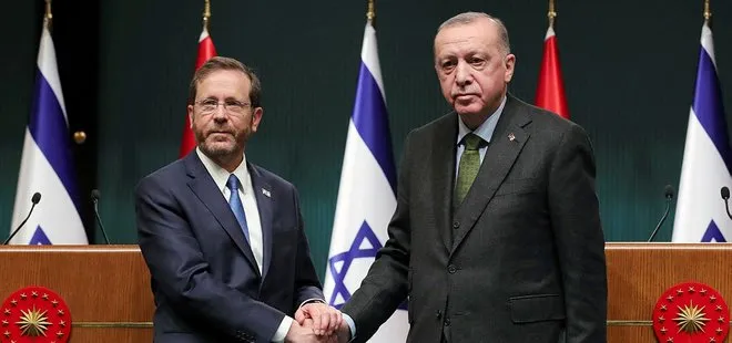 Başkan Recep Tayyip Erdoğan İsrail Cumhurbaşkanı Herzog ile görüştü