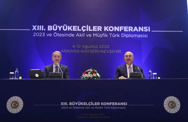Milli Savunma Bakanı Hulusi Akar'dan 13. Büyükelçiler Konferansı'nda önemli açıklamalar | Suriye'ye olası harekat... Tahıl koridoru anlaşması - 4
