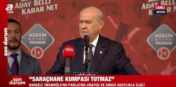Son dakika: MHP lideri Devlet Bahçeli’den Aday Belli Karar Net mitinginde önemli açıklamalar