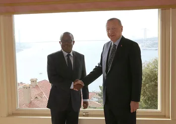 Başkan Erdoğan, Cissoko Embalo ile görüştü