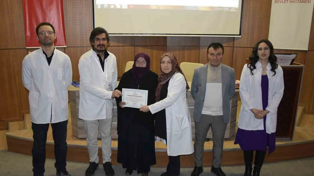Bayburt’taki Diyabet Okulu 500’üncü mezununu uğurladı