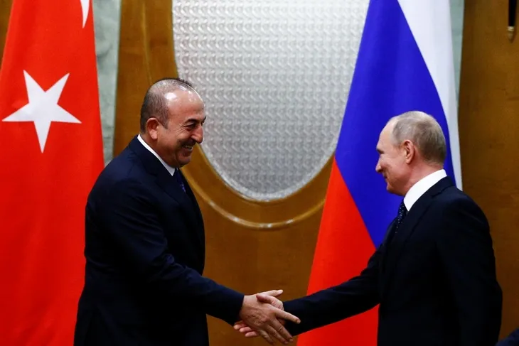 Erdoğan, Putin ve Ruhani zirvesinden kareler