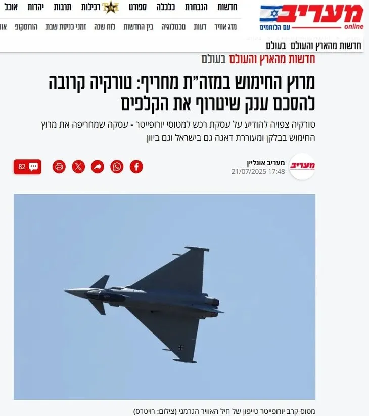 Türkiye’nin Eurofighter atağı İsrail’de panik yarattı: Dengeleri değiştirecek hamle!